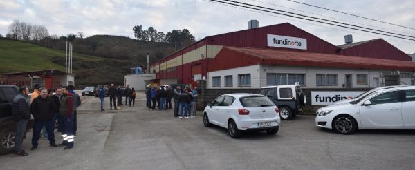 Trabajadores de Fundinorte a la espera de las cartas de despido