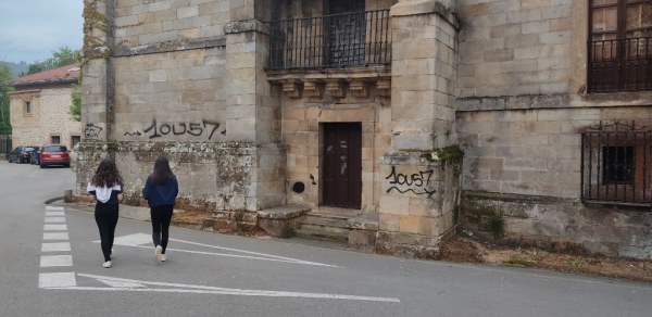 Pintadas en el palacio del Conde Mansilla