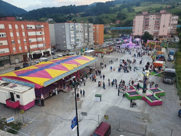Las atracciones de feria volverán a instalarse en la finca de La Loo