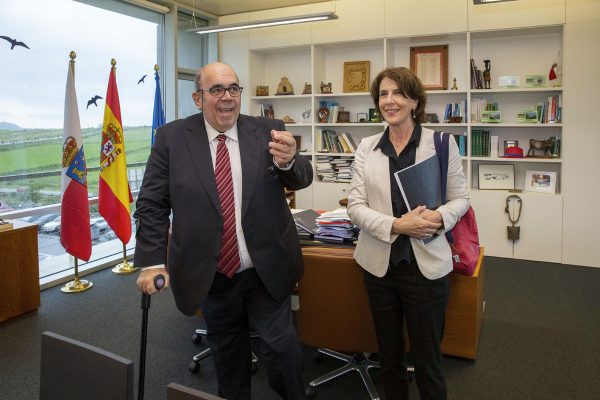 Jesús Oria con Teresa Montero