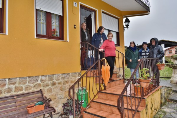 Los vecinos el día en el que regresaron a sus hogares