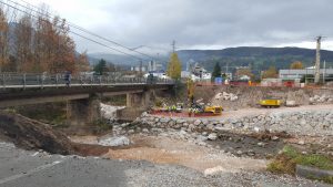 Las obras del puente Ranero están paradas desde el otoño pasado