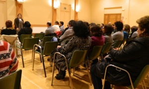 Una de las charlas en el salón de La Salle
