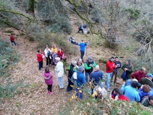 Marcha en el monte Tejas