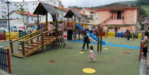 Parque tras el Teatro Municipal