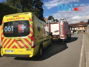 Bomberos de Los Corrales y 061