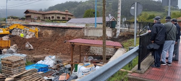 Obras en la CA-736 de San Felices