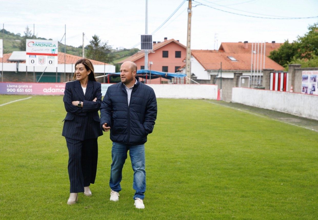 Buruaga y Mantecón en el campo de &#039;El Alpedre&#039;