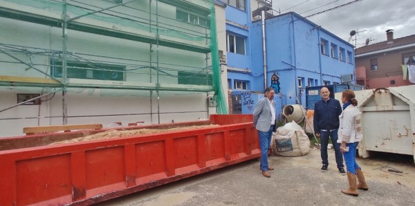 Visita a las obras al norte de la Casa de Cultura