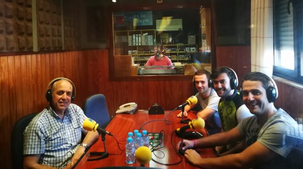 Yayón, García, Martínez y Moroso, en La Farola
