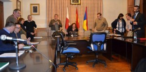 Sesión plenaria en Los Corrales