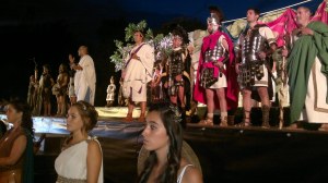 Presentación de personajes en la última edición de la fiesta