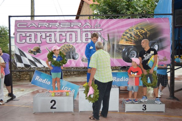 Llamada a los ganadores de la carrera de caracoles 2014