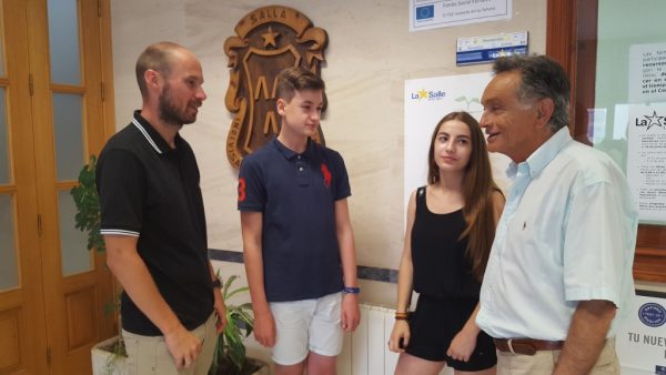Albert Fernández, Diego Garrido, Ana Canal y Pablo Galán