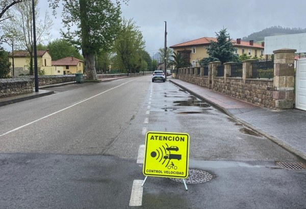 Control de velocidad de la Policía Local