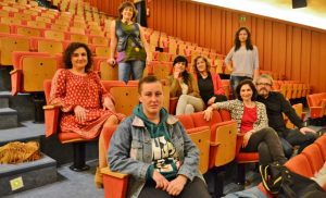 Actrices y equipo de la compañía Anabel Díez Teatro