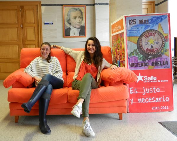 Clara y Lea, alumnas de 4º de ESO.