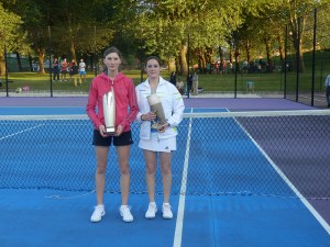 Bucsa (izq) y Quijano tras la final