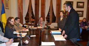 Toma de posesión de Olegario Ceballos