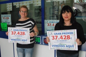 Premio en la Administración de Loterías número 1