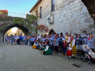 Cientos de romeros calzaron albarcas para rendir homenaje a San Cipriano