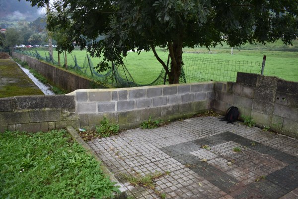 Una de las fases de canalización es la paralela a la finca Santa María