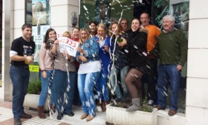 Alegría en la Administración de Loterías