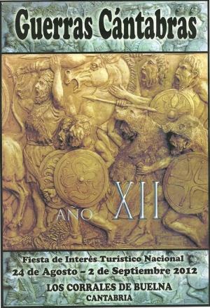 Cartel anunciador de las Guerras Cántabras