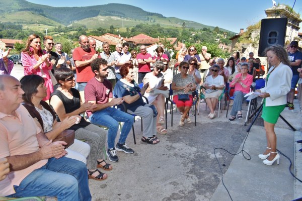 Verónica Mantecón en el homenaje a Fructuoso Quevedo