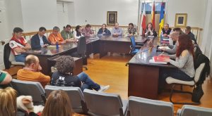 Sesión plenaria celebrada esta semana en Los Corrales