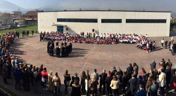 Celebración de las marzas en el colegio Gerardo Diego