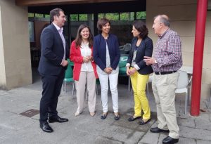 Gustavo Seco, Raquel Pérez, Josefina González, María Bustamante y José Antonio del Barrio
