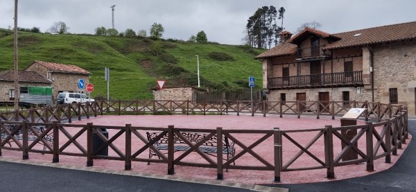 La plaza donde irá la réplica