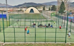 Pistas de padel del complejo municipal