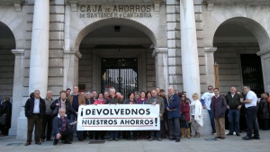 Un centenar de afectados en Santander