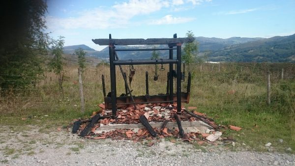 Estado en el que quedó el potro ganadero de Molledo