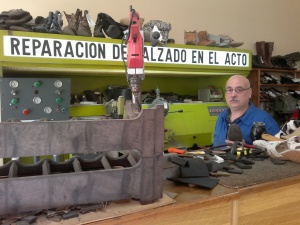 Claudio Capellín en su establecimiento