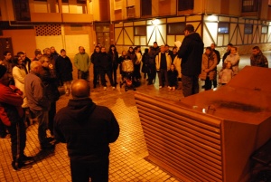 Asamblea presidida por Alberto Castro en La Condesa