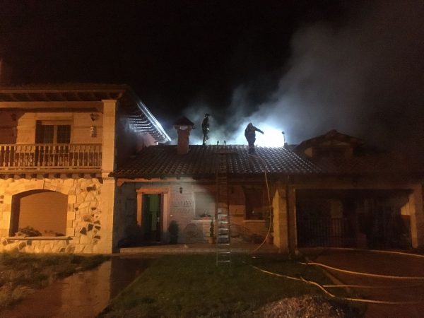 Vivienda afectada.