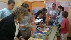 Mercado de libros de texto en el IES Orbe Cano