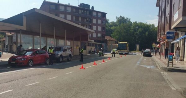 Contról de tráfico de la Policía Local este miércoles