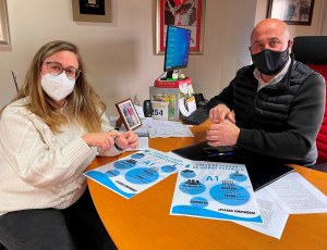 Melisa Saiz y Agustín Molleda