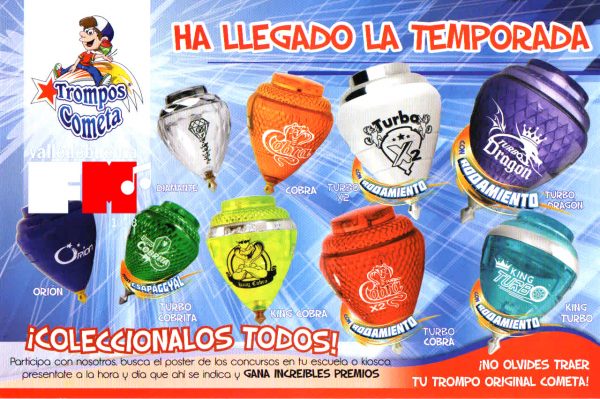 Regalaremos premios de Trompos Cometa