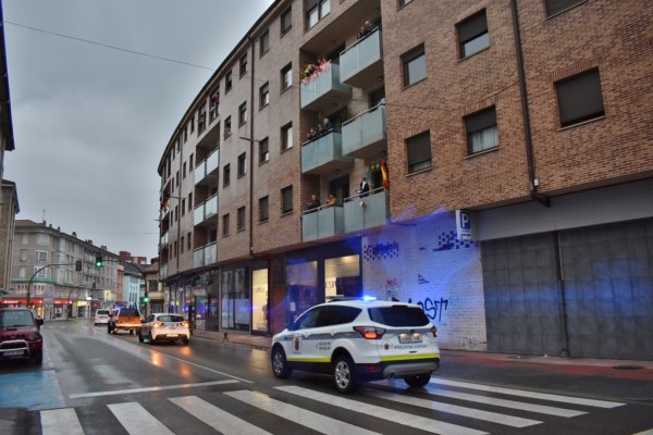 Caravana en la Avenida Cantabria