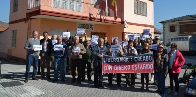 Un año de protestas de los preferentistas que coincide con la absolución del demandado por Liberbank