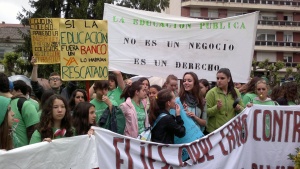 Concentración en la plaza de la Constitución