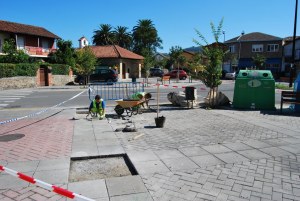 Obras en la plaza San Miguel