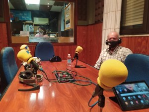 Ángel Fernández y la caza en el encendido de La Farola