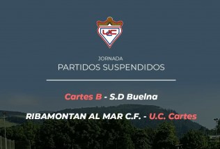 Suspendido el encuentro Cartes B - S.D. Buelna