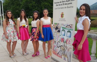 Presentación de la Corte de Honor de las fiestas patronales de Los Corrales